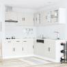 11 Piece Kitchen Cabinet Set Lucca White - Hipomarket UK