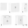 11 Piece Kitchen Cabinet Set Lucca White - Hipomarket UK