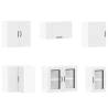 11 Piece Kitchen Cabinet Set Lucca White - Hipomarket UK