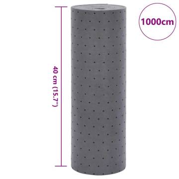 Oil Absorbent Pad Grey 40x1000 cm - Durable & Efficient Cleanup