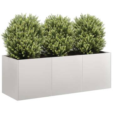 Stylish Stainless Steel Planter 120x40x40 cm | Hipo Market