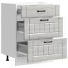 Lucca Grey Sonoma Kitchen Base Cabinet - Ample Storage & Style