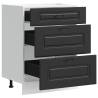 Kalmar Black Kitchen Base Cabinet - Engineered Wood Storage