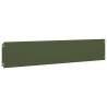 Lawn Edgings 10 pcs Olive Green Cold-Rolled Steel | HipoMarket