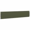 Lawn Edgings 10 pcs Olive Green Cold-Rolled Steel | HipoMarket