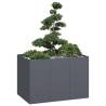  Planter Anthracite 120x80x80 cm Steel Colour steel/anthracite Size 120 x 80 x 80 cm Quantity in Package 1 