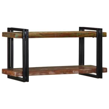 Multicolour Wall Shelf - Solid Reclaimed Wood | HipoMarket