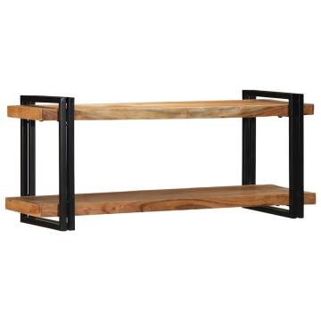 Wall Shelf 110x33x45 cm - Solid Acacia Wood | HipoMarket