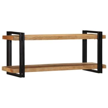 Wall Shelf 110x33x45 cm - Solid Acacia Wood | HipoMarket