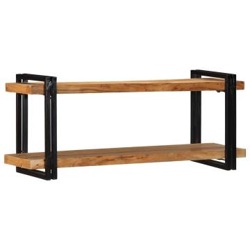 Wall Shelf 110x33x45 cm - Solid Acacia Wood | HipoMarket