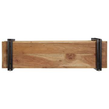 Wall Shelf 110x33x45 cm - Solid Acacia Wood | HipoMarket