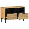 Stylish Brown TV Cabinet - 70x33x46 cm Solid Mango Wood