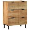 Stylish Brown Mango Wood Sideboard | 60x33x75 cm