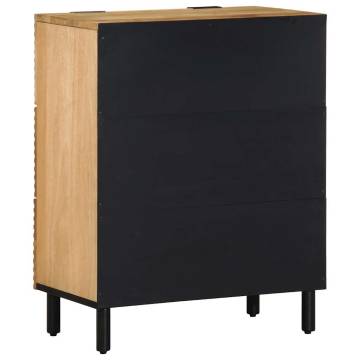 Stylish Brown Mango Wood Sideboard | 60x33x75 cm