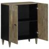 Light Grey Sideboard 60x33.5 cm - Solid Mango Wood