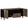 Light Grey TV Cabinet 105x33.5 cm | Solid Wood Mango