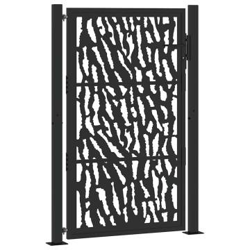 Garden Gate Black 105x155 cm - Steel Trace Design