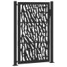 Garden Gate Black 105x155 cm - Steel Trace Design