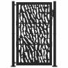 Garden Gate Black 105x155 cm - Steel Trace Design