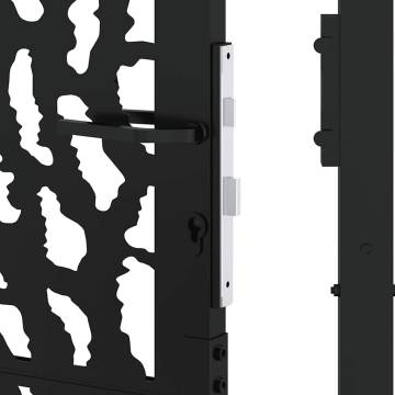 Garden Gate Black 105x155 cm - Steel Trace Design