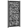 Garden Gate Black 105x205 cm - Elegant Steel Design