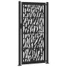 Garden Gate Black 105x205 cm - Elegant Steel Design