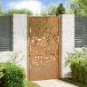  Garden Gate 105x180 cm Weathering Steel Flame Design Colour weathering steel/brown Size 105 x 180 cm Model flame design 