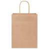 Sustainable Paper Bags with Handles - 250 pcs Brown