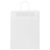 White Paper Bags with Handles - 250 pcs | Sustainable & Durable