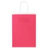 Pink Paper Bags with Handles - 50 pcs | 15x8x21 cm