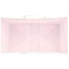 Pink Paper Bags with Handles - 50 pcs | 15x8x21 cm