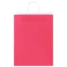 50 Pink Paper Bags with Handles - Sustainable Gift Packaging