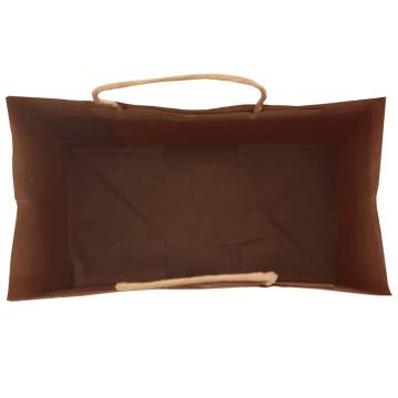 Green Paper Bags with Handles - 250 pcs | Eco-Friendly Packaging