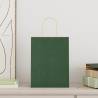 250 pcs Green Paper Bags with Handles - Eco-Friendly [Hipomarket]