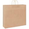 250 Pcs Brown Paper Bags with Handles - Sustainable & Durable