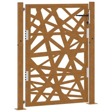 Garden Gate 105x130 cm - Weathering Steel Light Design