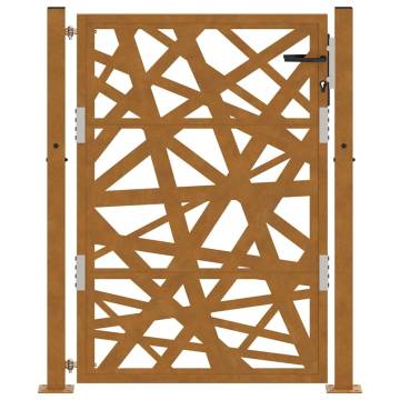 Garden Gate 105x130 cm - Weathering Steel Light Design