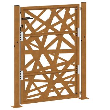 Garden Gate 105x130 cm - Weathering Steel Light Design