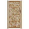 Garden Gate 105x205 cm - Elegant Weathering Steel Design