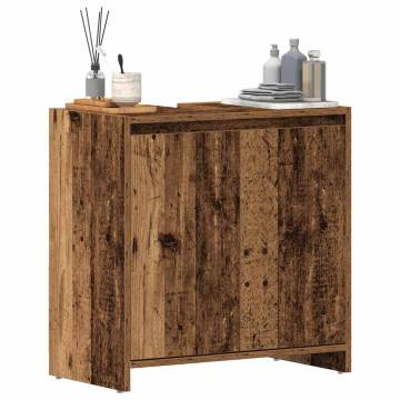 Bathroom Sink Cabinet - Old Wood 60x33x60 cm | Hipo Market