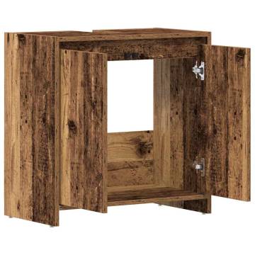 Bathroom Sink Cabinet - Old Wood 60x33x60 cm | Hipo Market