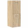 5 Piece Bathroom Furniture Set - Sonoma Oak Engineered Wood