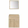 5 Piece Bathroom Furniture Set - Sonoma Oak Engineered Wood