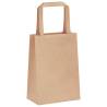 250 Brown Paper Bags with Handles - Eco-Friendly & Durable