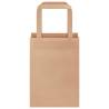 250 Brown Paper Bags with Handles - Eco-Friendly & Durable