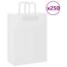  Paper Bags 250 pcs with Handles White 26x12x35 cm Colour white Size 26 x 12 x 35 cm Quantity in Package 250 