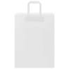 250 White Paper Bags with Handles - Eco-Friendly & Durable