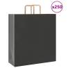  Paper Bags 250 pcs with Handles Black 45x17x48 cm Colour black Size 45 x 17 x 48 cm Quantity in Package 250 