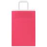 250 Pink Paper Bags with Handles - Eco-Friendly Packaging