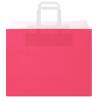 Pink Paper Bags with Handles - 50 pcs | Eco-Friendly Packaging